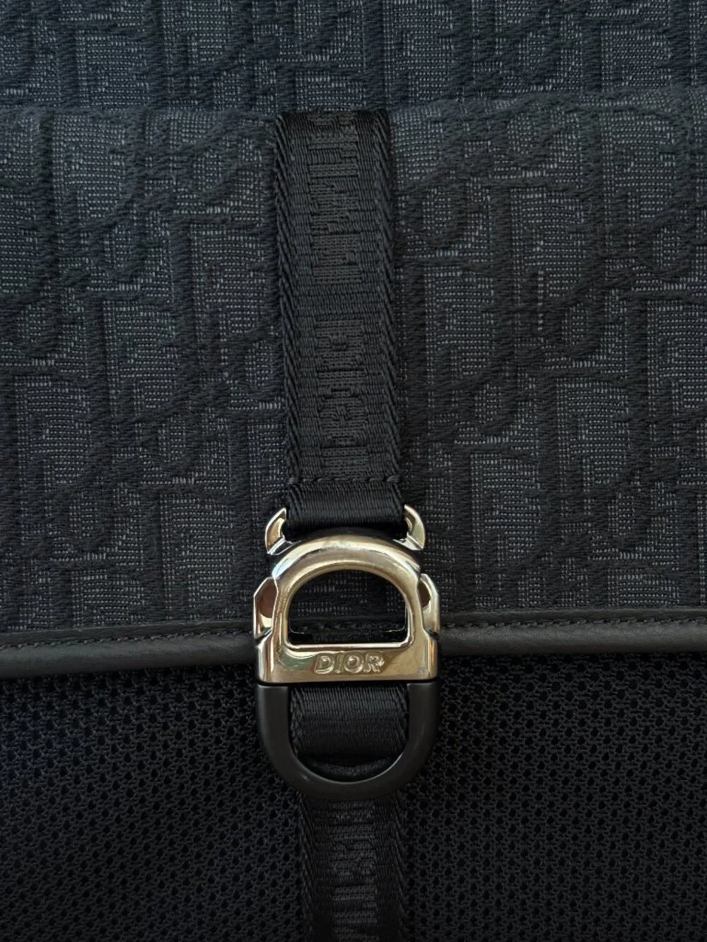 Dior Black Oblique 8 Backpack